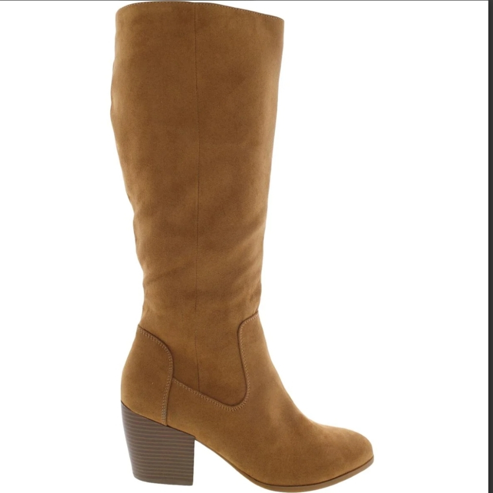 NEW STYLE & CO | $89 Faux Suede Mid Calf Boots - Picture 4 of 8